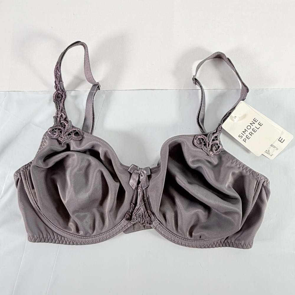 Simone Perele Andora New Minimizer Bra Size 32E Gray Taupe Lace Underwire NWT
